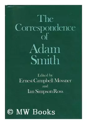 Couverture du produit · The Correspondence of Adam Smith