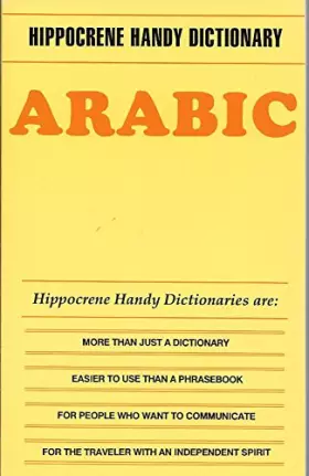 Couverture du produit · Dic Arabic Handy Dictionary