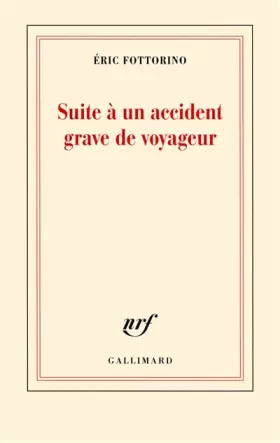Couverture du produit · Suite à un accident grave de voyageur