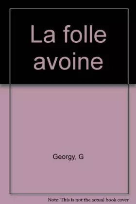 Couverture du produit · La folle avoine