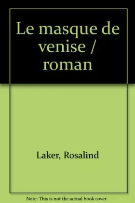 Couverture du produit · Le masque de Venise