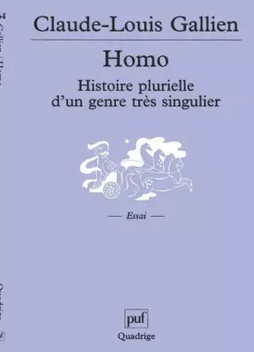 Couverture du produit · Homo : Histoire plurielle d'un genre très singulier