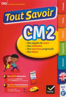 Couverture du produit · Tout Savoir CM2: Réviser toutes les matières