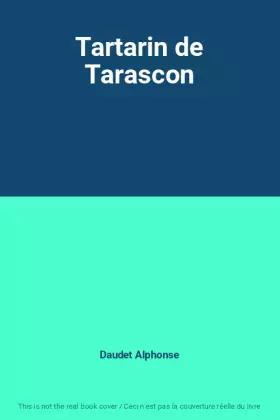 Couverture du produit · Tartarin de Tarascon