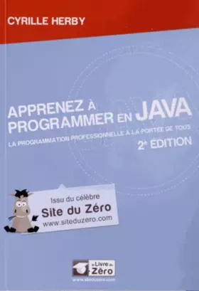 Couverture du produit · Apprenez à programmer en Java - 2e édition
