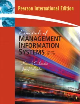 Couverture du produit · Essentials of Management Information Systems: International Edition