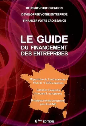 Couverture du produit · Le guide du financement des entreprises