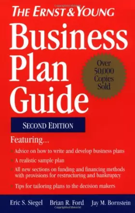 Couverture du produit · The Ernst & Young Business Plan Guide