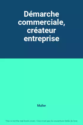 Couverture du produit · Démarche commerciale, créateur entreprise