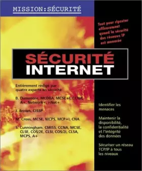 Couverture du produit · Sécurité Internet