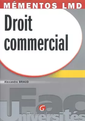 Couverture du produit · Droit commercial