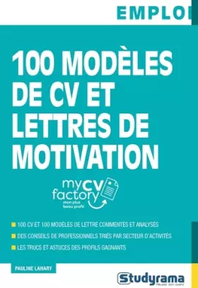 Couverture du produit · 100 modèles de cv et lettres de motivation