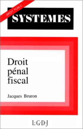 Couverture du produit · Droit pénal fiscal