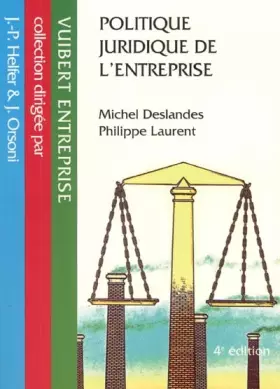 Couverture du produit · Politique juridique de l'entreprise. 4ème édition