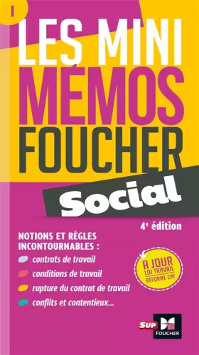 Couverture du produit · Les mini memos Foucher - Social - 4e édition - Révision