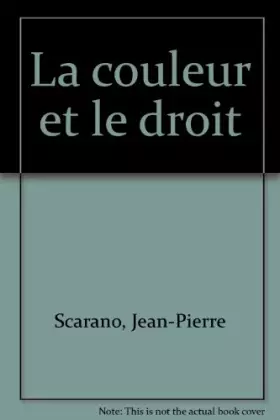 Couverture du produit · La couleur et le droit