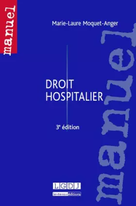 Couverture du produit · Droit hospitalier
