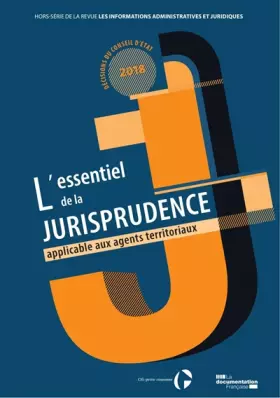 Couverture du produit · L'essentiel de la jurisprudence applicable aux agents territoriaux