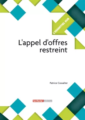 Couverture du produit · L'appel d'offres restreint