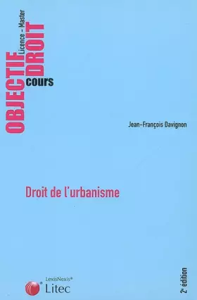 Couverture du produit · Droit de l'urbanisme