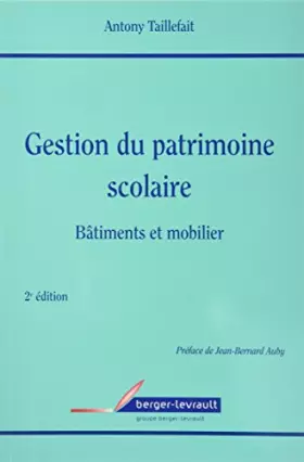 Couverture du produit · GESTION DU PATRIMOINE SCOLAIRE 2eme Edition