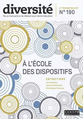 Couverture du produit · Diversite, N 190 - a l'Ecole des Dispositifs