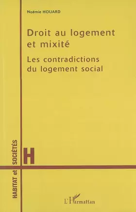 Couverture du produit · Droit au logement et mixité: Les contradictions du logement social