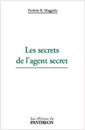 Couverture du produit · Les secrets de l'agent secret