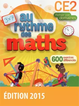 Couverture du produit · Au rythme des maths CE2 par domaines