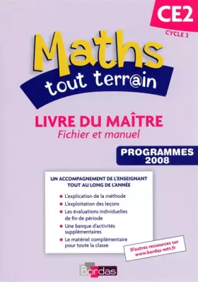 Couverture du produit · Maths tout terrain CE2 * Livre du maître