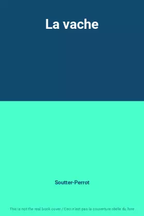 Couverture du produit · La vache