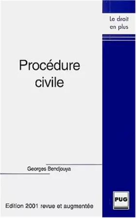 Couverture du produit · Procédure civile