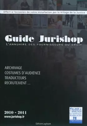 Couverture du produit · Guide Jurishop: L'annuaire des fournisseurs du droit