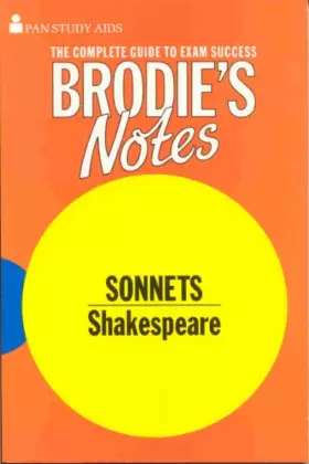 Couverture du produit · Brodie's Notes on William Shakespeare's Sonnets