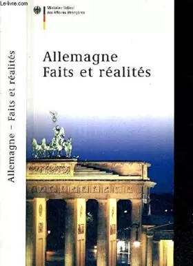 Couverture du produit · Allemagne, Faits et réalités.