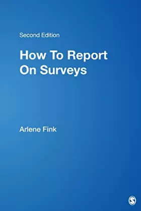 Couverture du produit · How To Report On Surveys