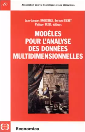 Couverture du produit · Modèles pour l'analyse des données multidimensionnelles