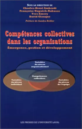 Couverture du produit · COMPETENCES COLLECTIVES DANS LES ORGANISATIONS