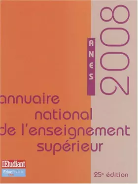 Couverture du produit · ANNUAIRE NATIONAL DE L'ENSEIGNEMENT SUPERIEUR