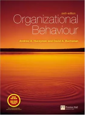 Couverture du produit · Organizational Behaviour: An Introductory Text