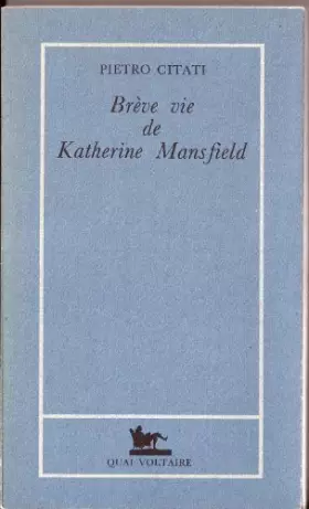 Couverture du produit · Breve vie de Katherine Mansfield