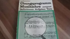 Couverture du produit · Ubungsprogramm musiklehre compact