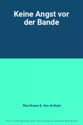 Couverture du produit · Keine Angst vor der Bande