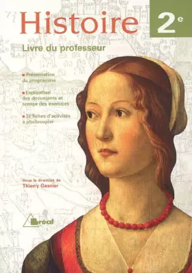 Couverture du produit · Histoire 2e Les fondements du monde contemporain: Livre du professeur