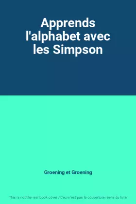 Couverture du produit · Apprends l'alphabet avec les Simpson