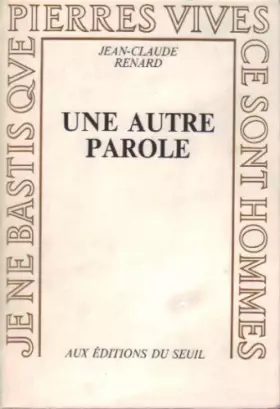 Couverture du produit · Une autre parole