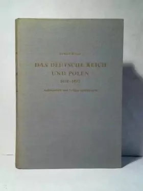 Couverture du produit · Das deutsche Reich und Polen 1932-1937