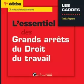 Couverture du produit · L'Essentiel des Grands arrêts du Droit du travail 2016-2017