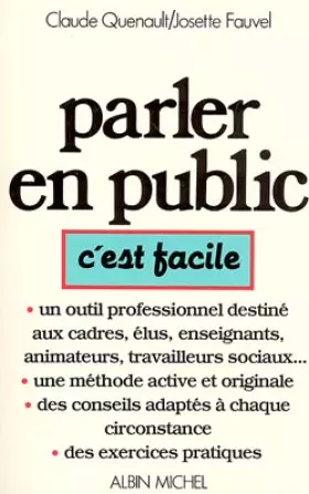 Couverture du produit · Parler en public
