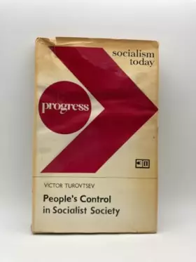 Couverture du produit · People's control in socialist society (Socialism today)